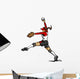 Fast Pitch Softball Pitcher Vector Illustration Wall Decal