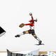 Fast Pitch Softball Pitcher Vector Illustration Wall Decal