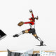 Fast Pitch Softball Pitcher Vector Illustration Wall Decal
