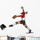 Fast Pitch Softball Pitcher Vector Illustration Wall Decal
