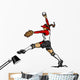 Fast Pitch Softball Pitcher Vector Illustration Wall Decal