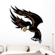 Flying Eagle Wings Mascot Design.. Wall Decal
