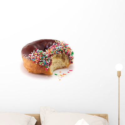 Donut Wall Decal shown on a wall