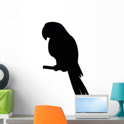 Parrot Pole Silhouette shown on a wall