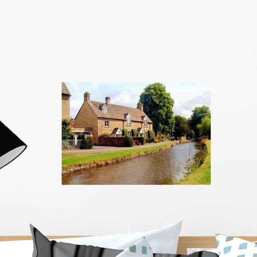 Lower Slaughter, Gloucestershire, England Wall Decal