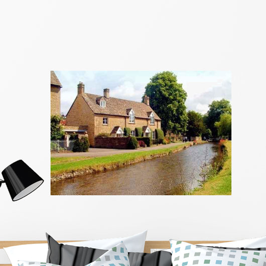 Lower Slaughter, Gloucestershire, England Wall Decal