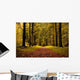 Autumn Colors Yellow Forest and Path Wall Decal
