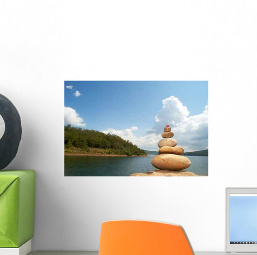Image Pyramid Stones Wall Decal