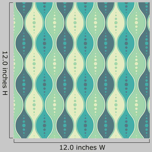 Seamless Retro Vector Pattern Wall Decal