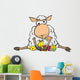 Surprised Sheep - Happy Easter Wall Decal