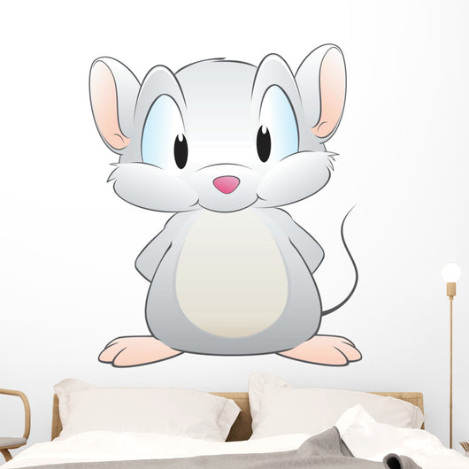 Cartoon Mouse Wall Decal