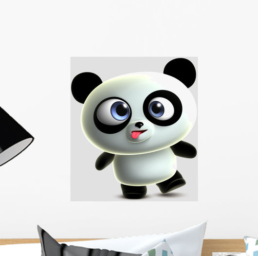 Crazy Panda Wall Decal