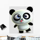 Crazy Panda Wall Decal
