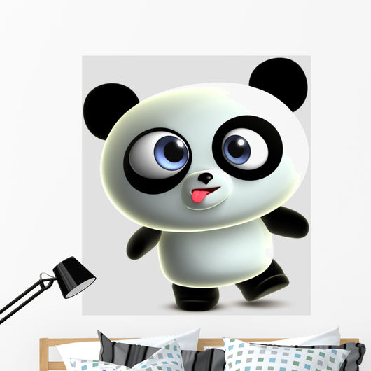 Crazy Panda Wall Decal