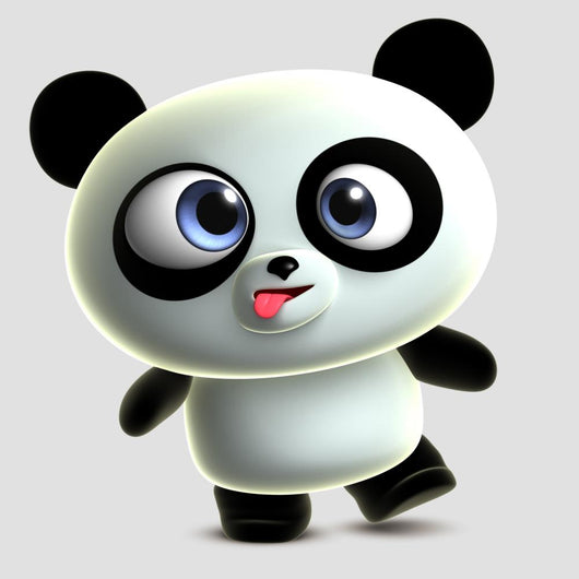 Crazy Panda Wall Decal