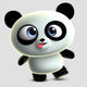 Crazy Panda Wall Decal
