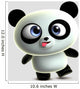Crazy Panda Wall Decal