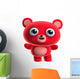 red teddy bear Wall Decal
