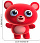 red teddy bear Wall Decal
