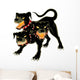 Cerberus on White Wall Decal