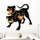 Cerberus on White Wall Decal