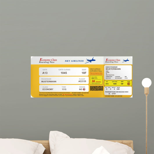 Modern Air Ticket Template