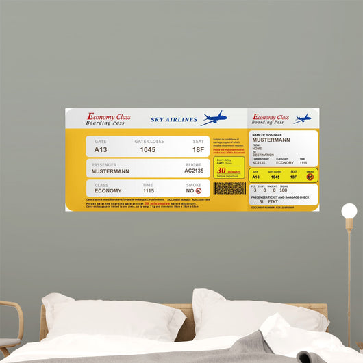 Modern Air Ticket Template