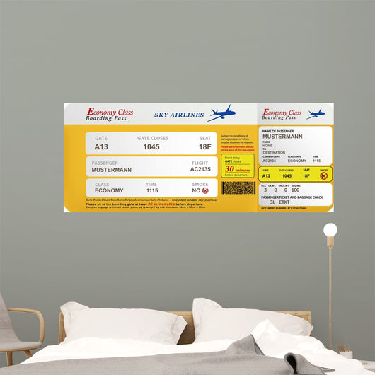 Modern Air Ticket Template