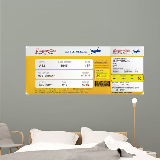 Modern Air Ticket Template