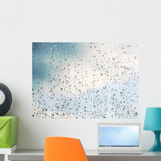 Blue Rain Drops