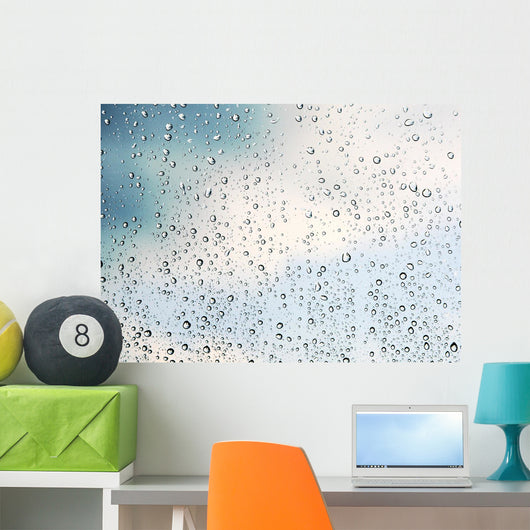 Blue Rain Drops
