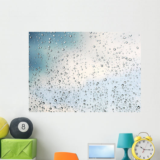 Blue Rain Drops