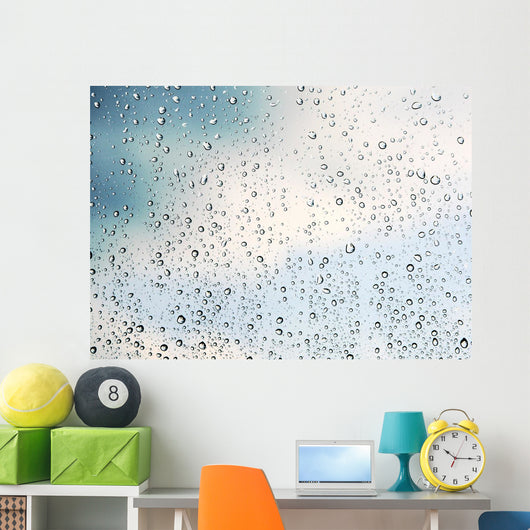 Blue Rain Drops