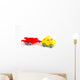 Toy Car with Trailer Wall Mural