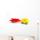 Toy Car with Trailer Wall Mural