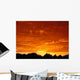Orange Sunset Wall Decal