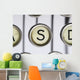 Letter S Wall Mural