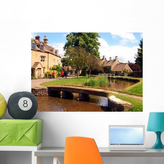 Lower Slaughter Cotswolds Wall Decal