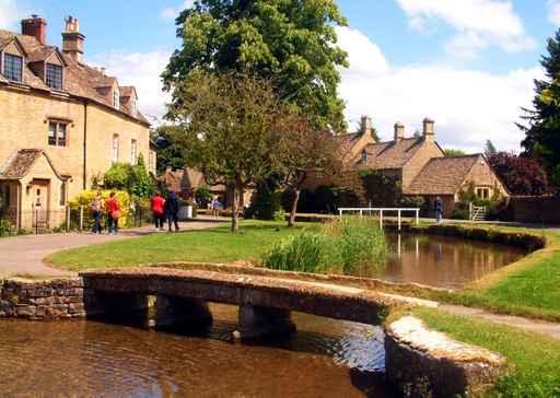 Lower Slaughter Cotswolds Wall Decal