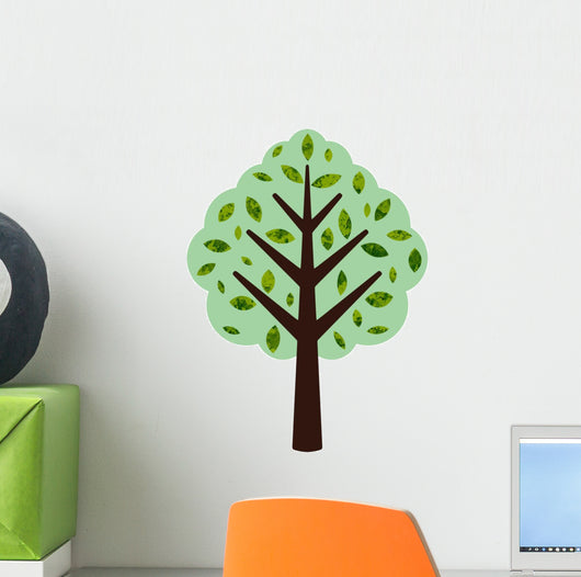 Cartoon Tree Wall Decal