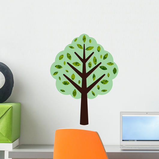Cartoon Tree Wall Decal