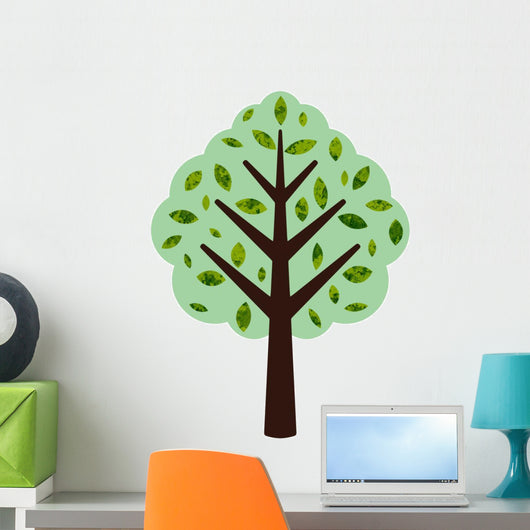 Cartoon Tree Wall Decal