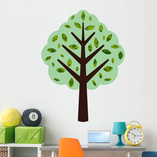 Cartoon Tree Wall Decal