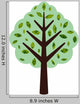 Cartoon Tree Wall Decal