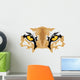 Cougar Eyes Mascot Graphic Wall Decal