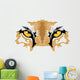 Cougar Eyes Mascot Graphic Wall Decal