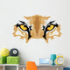 Cougar Eyes Mascot Graphic Wall Decal