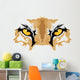 Cougar Eyes Mascot Graphic Wall Decal