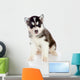 Puppy a Husky, Isolated. Wall Decal
