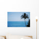 Kailua Beach and Palm Wall Mural